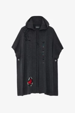 Zadig & Voltaire Inna Cashmere Cardigan Kaki Slate -Zadig & Voltaire Shop kwco00071 kaki slate