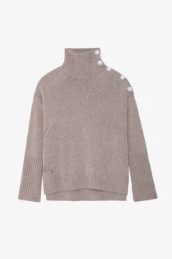 Zadig & Voltaire Alma Cashmere Sweater Primrose -Zadig & Voltaire Shop kwsw00007 primerose
