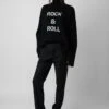 Zadig & Voltaire Alma Rock & Roll Sweater Black