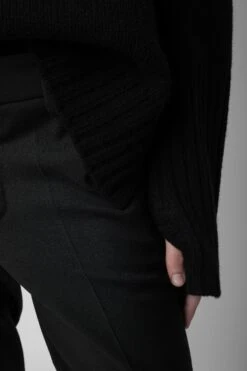 Zadig & Voltaire Alma Rock & Roll Sweater Black -Zadig & Voltaire Shop kwsw00065 noir 5