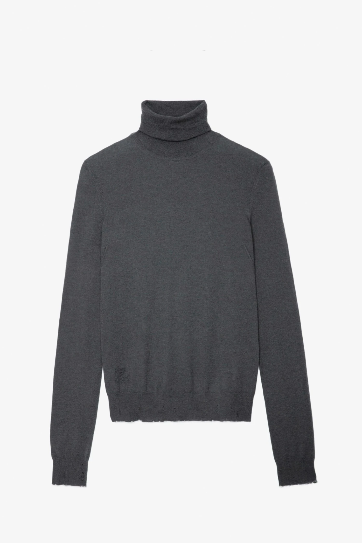 Zadig & Voltaire Bobby Cashmere Sweater Ardoise 5 Zadig & Voltaire Bobby Cashmere Sweater Ardoise - Image 5