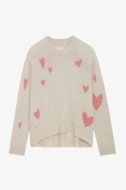 Zadig & Voltaire Markus Heart Cashmere Sweater Judo -Zadig & Voltaire Shop kwsw01605 judo