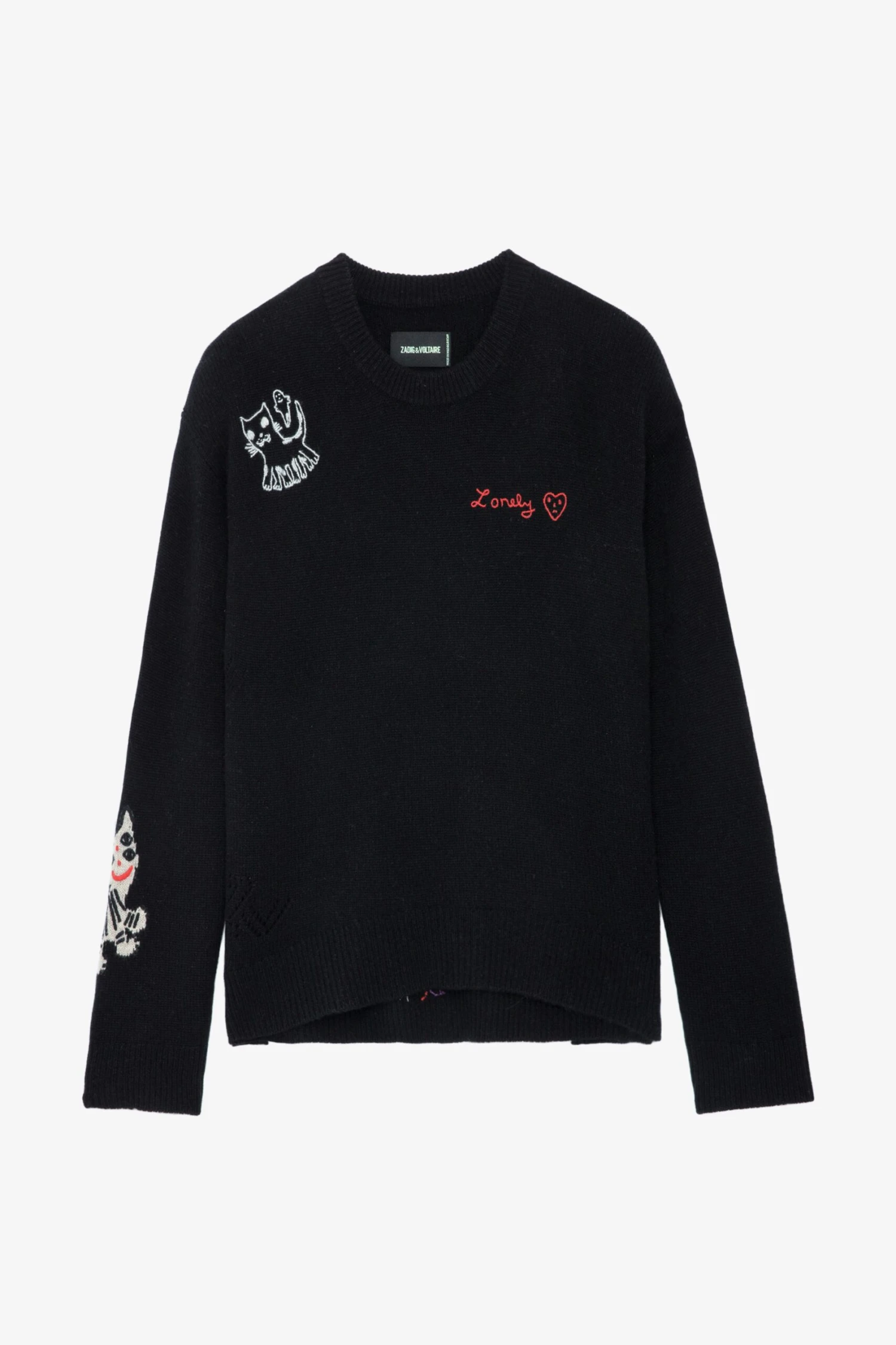 Zadig & Voltaire Markus Cashmere Sweater Black 5 Zadig & Voltaire Markus Cashmere Sweater Black - Image 5