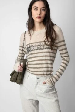 Zadig & Voltaire Source Mon Amour Diamanté Cashmere Sweater Judo