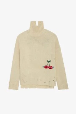 Zadig & Voltaire Bleeza Sweater Vanille -Zadig & Voltaire Shop kwsw01624 vanille