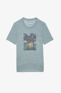 Zadig & Voltaire Ida Photoprint Cashmere Sweater Nuage 9 Zadig & Voltaire Ida Photoprint Cashmere Sweater Nuage -Zadig & Voltaire Shop kwsw01627 nuage