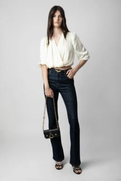 Zadig & Voltaire Kate Wallet Bag Noir Gold -Zadig & Voltaire Shop lwba00017 noir gold 9