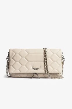 Zadig & Voltaire Rock Quilted Clutch Flash