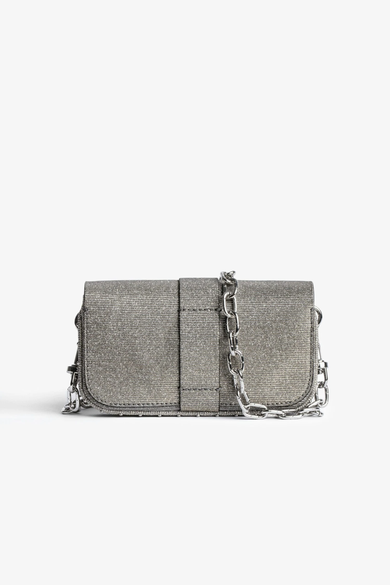 Zadig & Voltaire Kate Sparkle Wallet Bag Silver 2 Zadig & Voltaire Kate Sparkle Wallet Bag Silver - Image 2