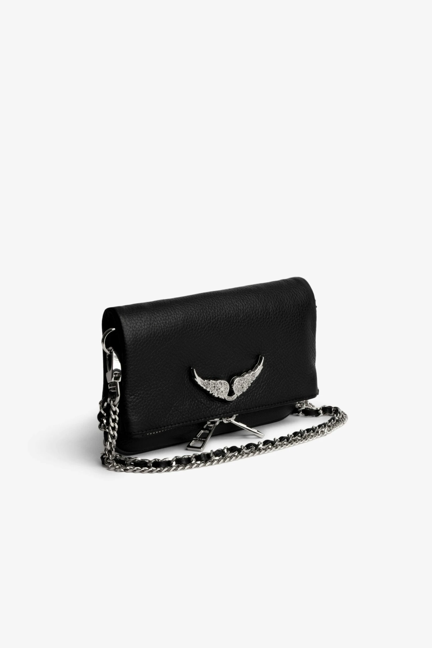 Zadig & Voltaire Swing Your Wings Rock Nano Clutch Noir Silver 6 Zadig & Voltaire Swing Your Wings Rock Nano Clutch Noir Silver - Image 6
