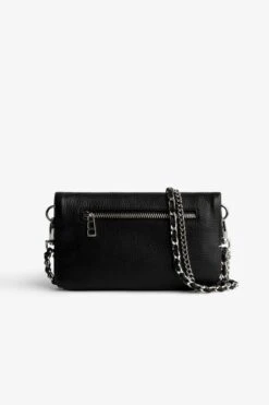 Zadig & Voltaire Swing Your Wings Rock Nano Clutch Noir Silver 9 Zadig & Voltaire Swing Your Wings Rock Nano Clutch Noir Silver -Zadig & Voltaire Shop lwba00211 noir silver 4 1