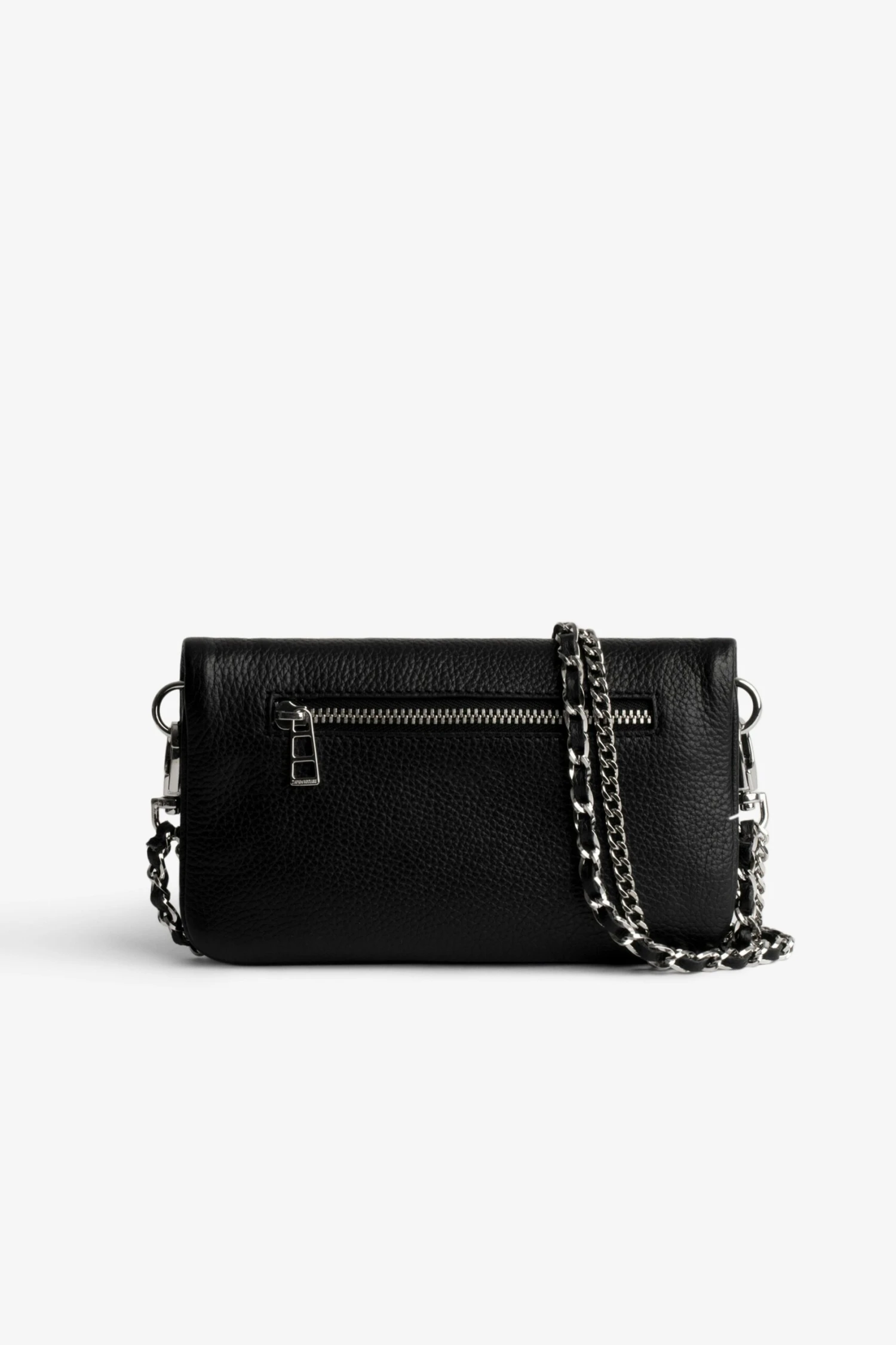 Zadig & Voltaire Swing Your Wings Rock Nano Clutch Noir Silver 3 Zadig & Voltaire Swing Your Wings Rock Nano Clutch Noir Silver - Image 3