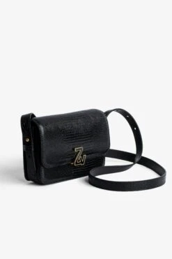 Zadig & Voltaire Le Mini ZV Initiale Bag Black 6 Zadig & Voltaire Le Mini ZV Initiale Bag Black -Zadig & Voltaire Shop lwba02215 noir 3