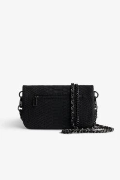 Zadig & Voltaire Nano Soft Savage Rock Clutch Black 9 Zadig & Voltaire Nano Soft Savage Rock Clutch Black -Zadig & Voltaire Shop lwba02229 noir 4 1