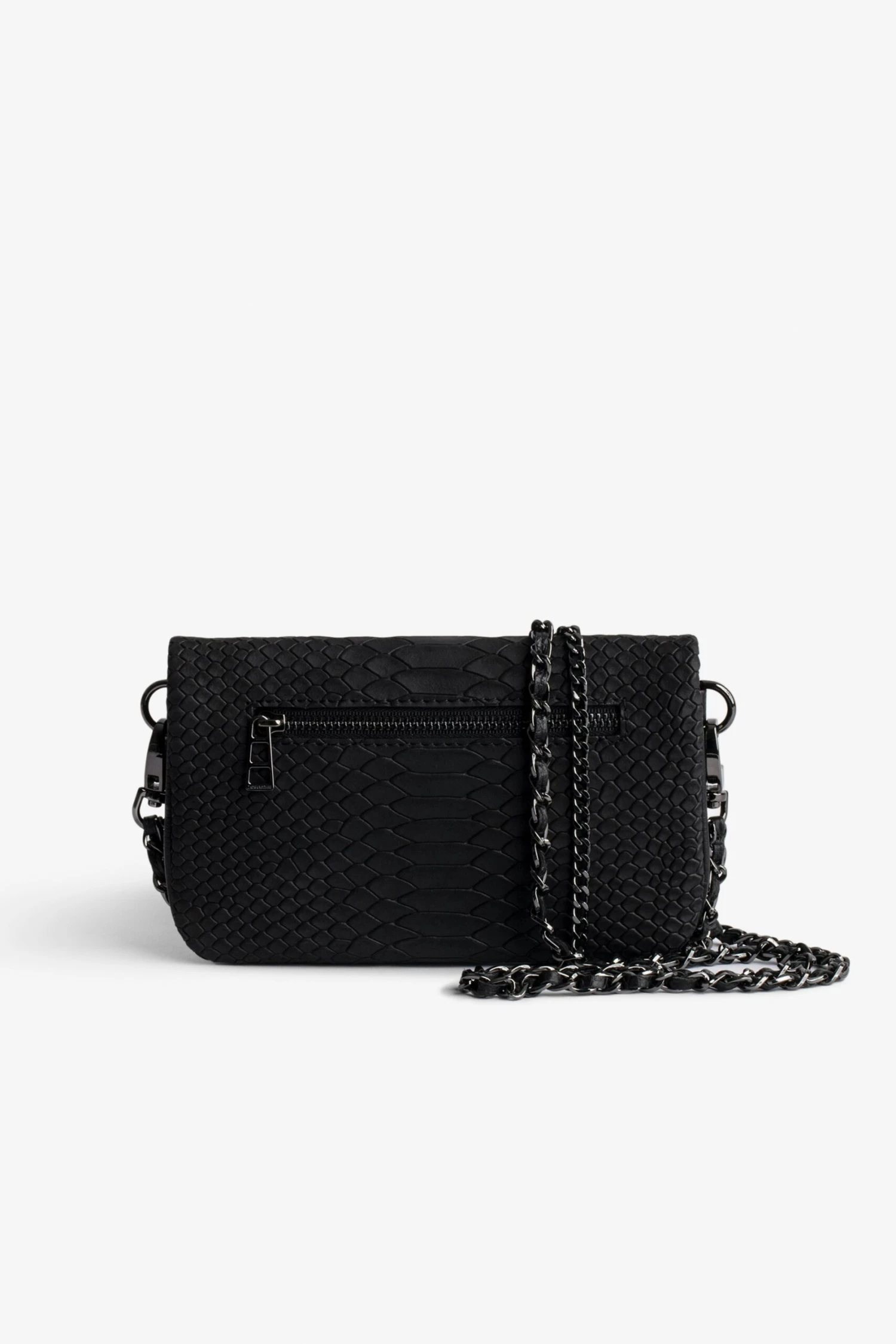 Zadig & Voltaire Nano Soft Savage Rock Clutch Black 3 Zadig & Voltaire Nano Soft Savage Rock Clutch Black - Image 3