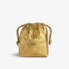 Zadig & Voltaire Rock To Go Metallic Bag Gold