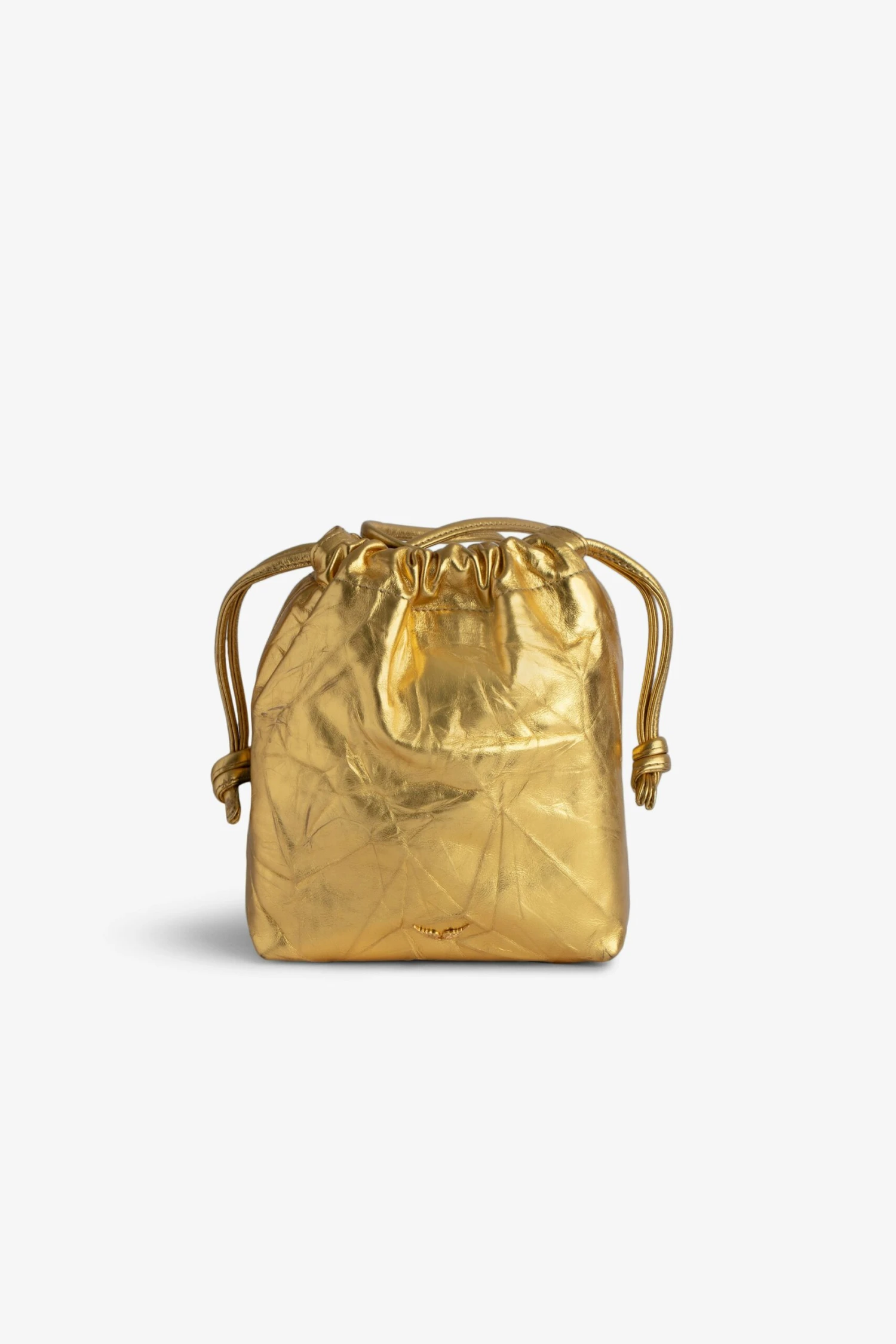 Zadig & Voltaire Rock To Go Metallic Bag Gold 1 Zadig & Voltaire Rock To Go Metallic Bag Gold