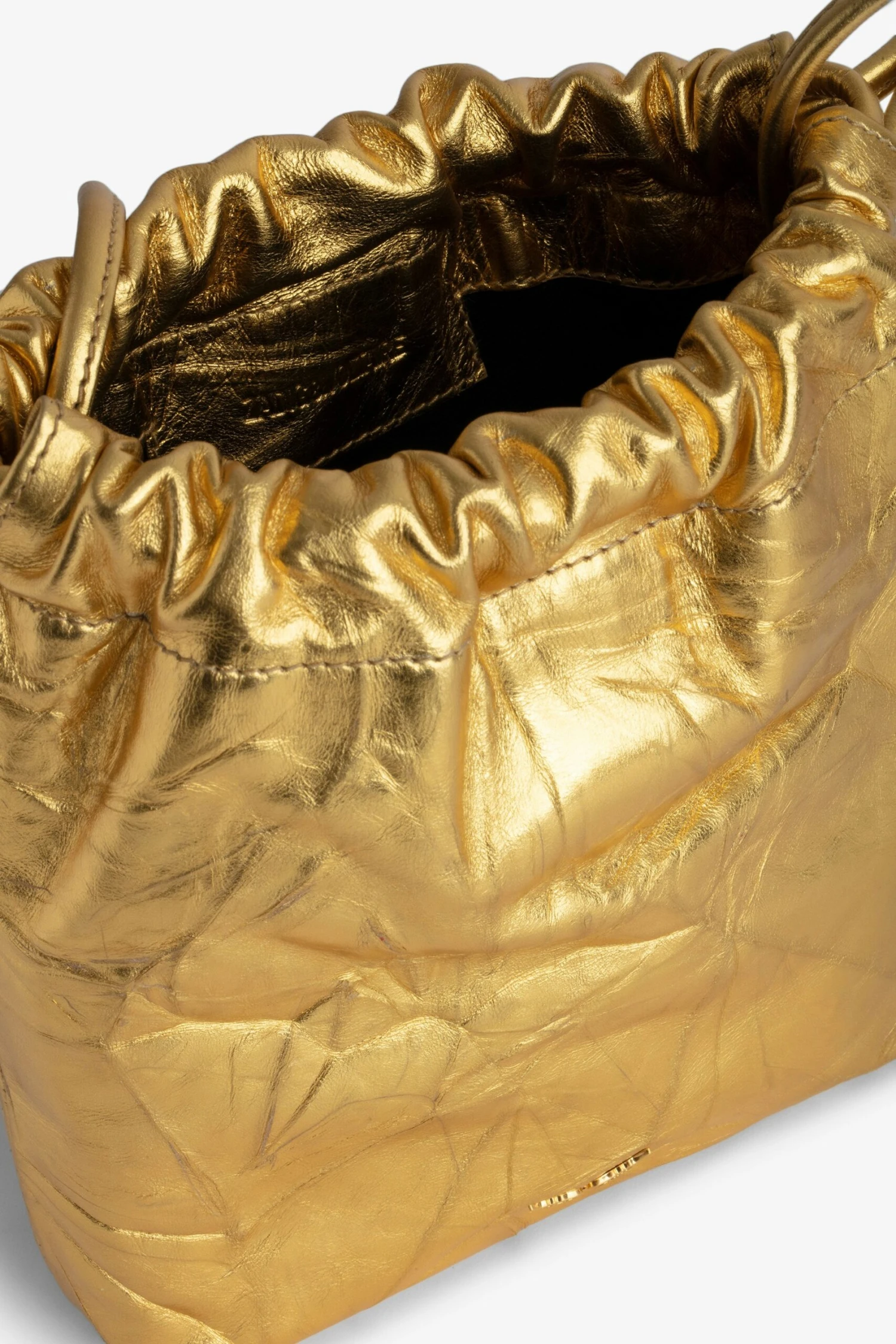 Zadig & Voltaire Rock To Go Metallic Bag Gold 5 Zadig & Voltaire Rock To Go Metallic Bag Gold - Image 5