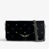 Zadig & Voltaire Rock Lucky Charms Clutch Black