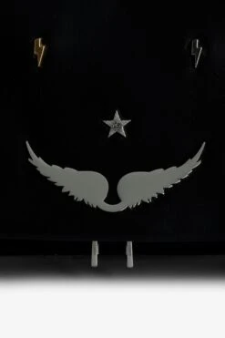 Zadig & Voltaire Rock Lucky Charms Clutch Black -Zadig & Voltaire Shop lwba02460 noir 2