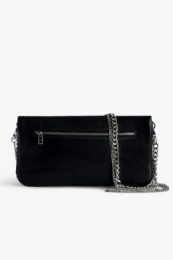Zadig & Voltaire Rock Lucky Charms Clutch Black -Zadig & Voltaire Shop lwba02460 noir 4