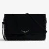 Zadig & Voltaire Rock Eternal XL Clutch Black