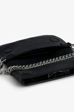 Zadig & Voltaire Rock Nano Lucky Charms Clutch Black -Zadig & Voltaire Shop lwba02466 noir 5
