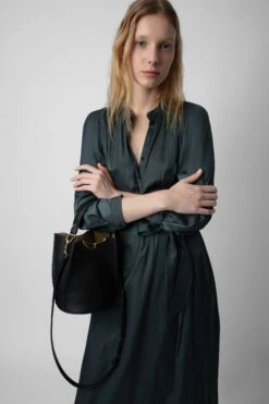 Zadig & Voltaire Borderline Bucket Bag Black -Zadig & Voltaire Shop lwba02494 noir 7