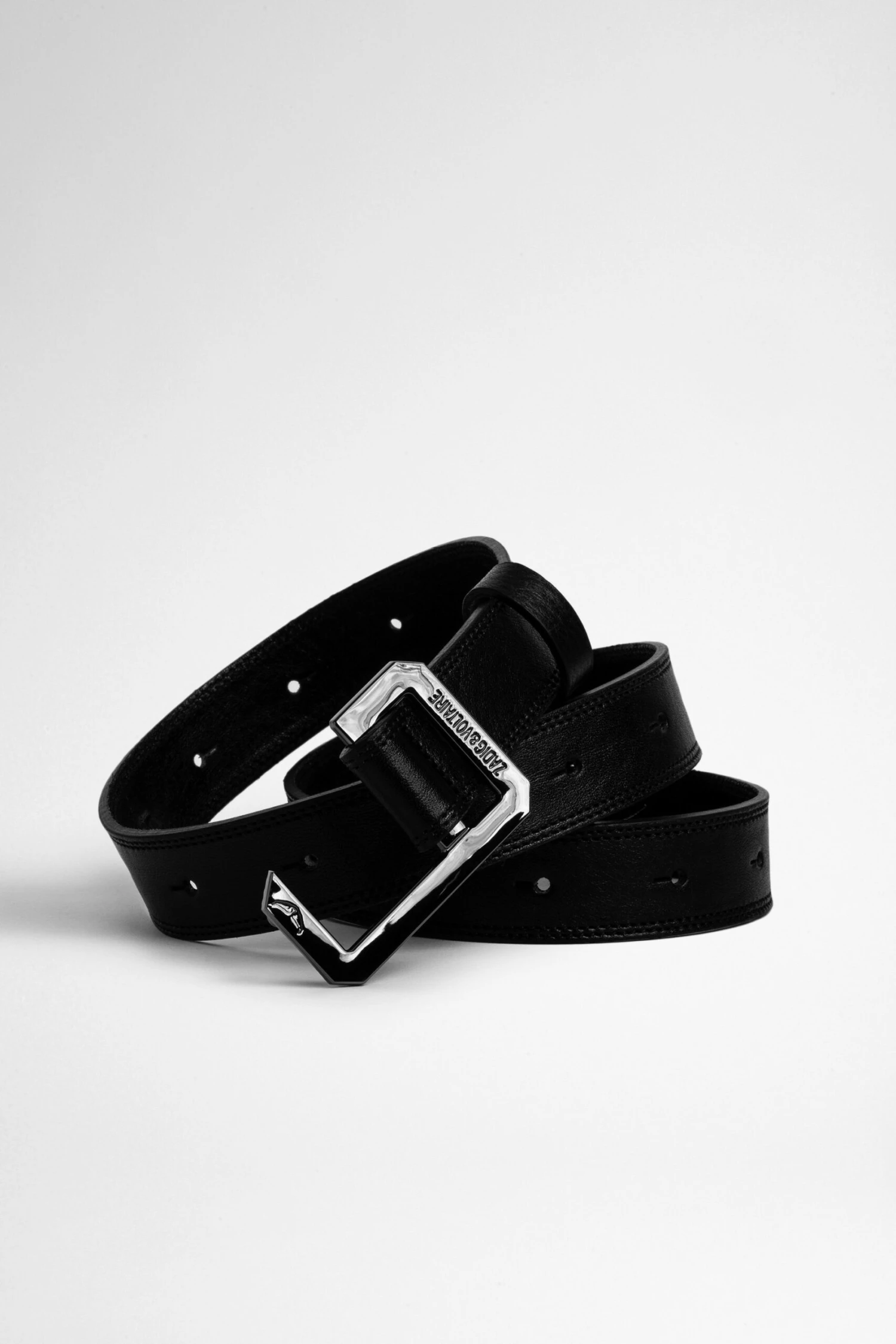 Zadig & Voltaire La Cecilia Belt Leather Black 2 Zadig & Voltaire La Cecilia Belt Leather Black - Image 2