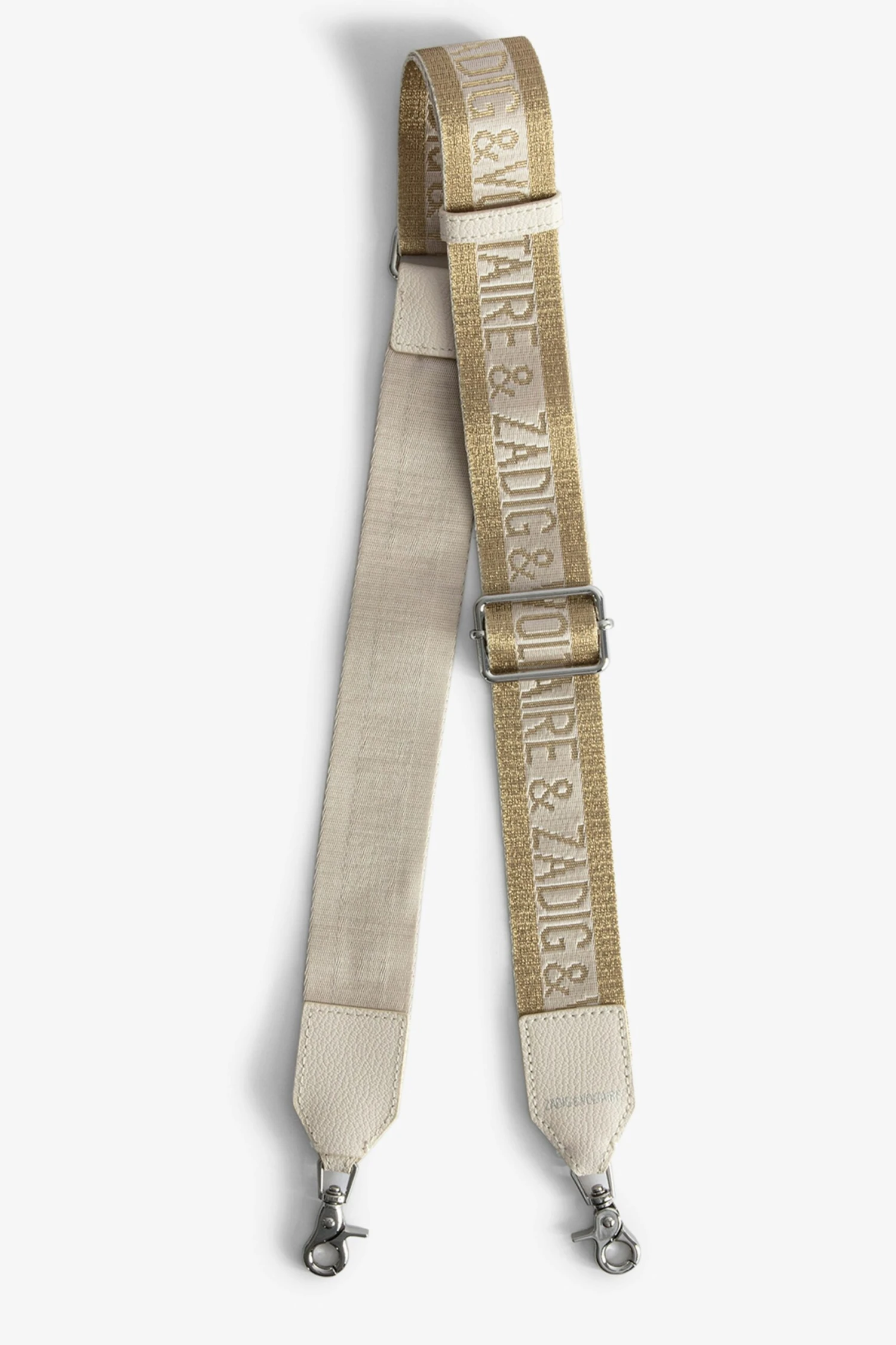 Zadig & Voltaire Zadig Shoulder Strap Gold 2 Zadig & Voltaire Zadig Shoulder Strap Gold - Image 2