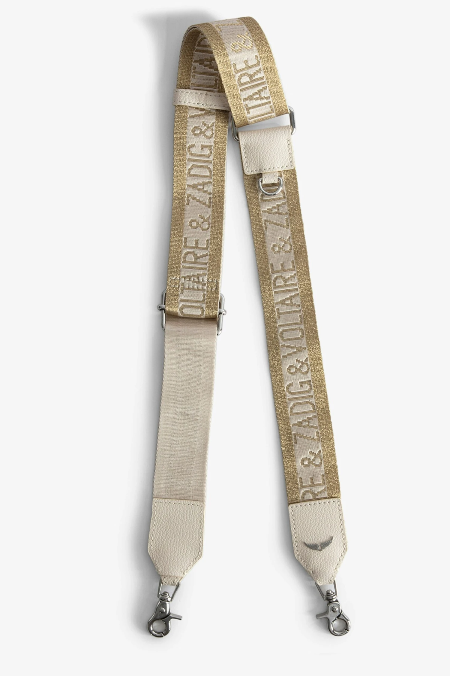 Zadig & Voltaire Zadig Shoulder Strap Gold 1 Zadig & Voltaire Zadig Shoulder Strap Gold