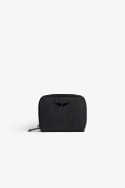 Zadig & Voltaire Mini ZV Soft Savage Wallet Black