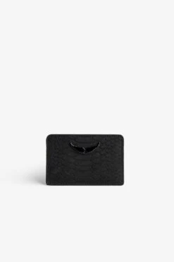 Zadig & Voltaire ZV Soft Savage Pass Card Case Black