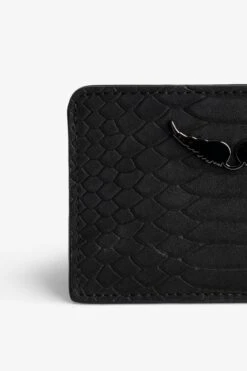 Zadig & Voltaire ZV Soft Savage Pass Card Case Black -Zadig & Voltaire Shop lwsg01104 noir 3