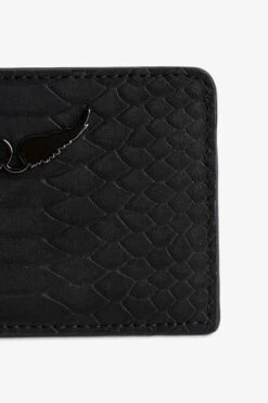 Zadig & Voltaire ZV Soft Savage Pass Card Case Black -Zadig & Voltaire Shop lwsg01104 noir 4