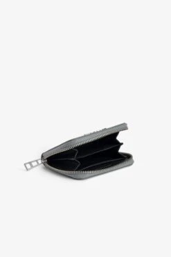 Zadig & Voltaire Mini ZV Infinity Patent Coin Purse Silver -Zadig & Voltaire Shop lwsg01190 silver 5