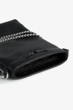 Zadig & Voltaire Rock Pouch Clutch Black 7 Zadig & Voltaire Rock Pouch Clutch Black -Zadig & Voltaire Shop lwsg01193 noir 4