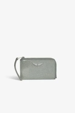 Zadig & Voltaire ZV Card Card Holder Silver