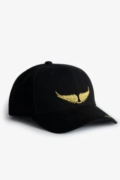 Zadig & Voltaire Head Over Heels Baseball Cap Black