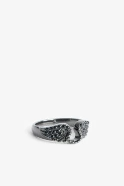 Zadig & Voltaire Rock Ring Shiny Gun -Zadig & Voltaire Shop owjw00001 shiny gun 2
