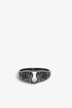 Zadig & Voltaire Rock Ring Shiny Gun