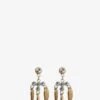 Zadig & Voltaire Rock Over Small Earrings Shiny Gold