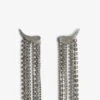 Zadig & Voltaire Rock Color Earrings Shiny Silver