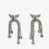 Zadig & Voltaire Rock Node Earrings Shiny Silver