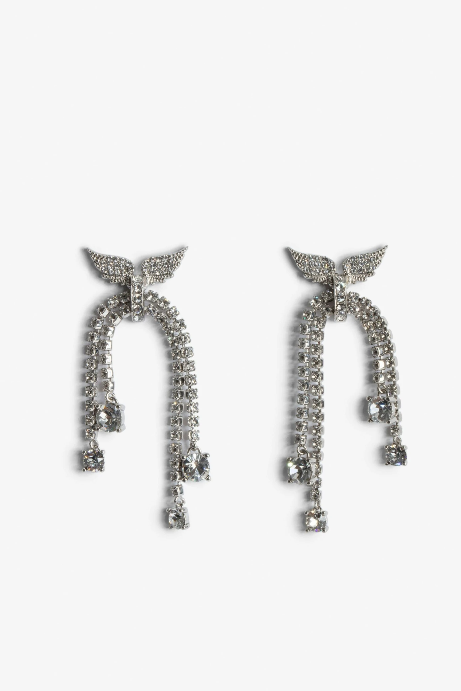 Zadig & Voltaire Rock Node Earrings Shiny Silver 1 Zadig & Voltaire Rock Node Earrings Shiny Silver