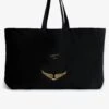 Zadig & Voltaire Overnight Tote Bag Black