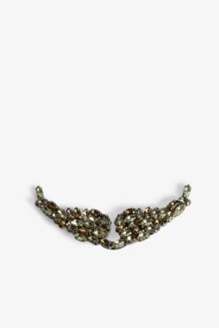 Zadig & Voltaire Strass XL Swing Your Wings Charm Old Gold