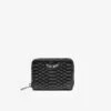 Zadig & Voltaire Mini Zv Matelasse Wallet Black