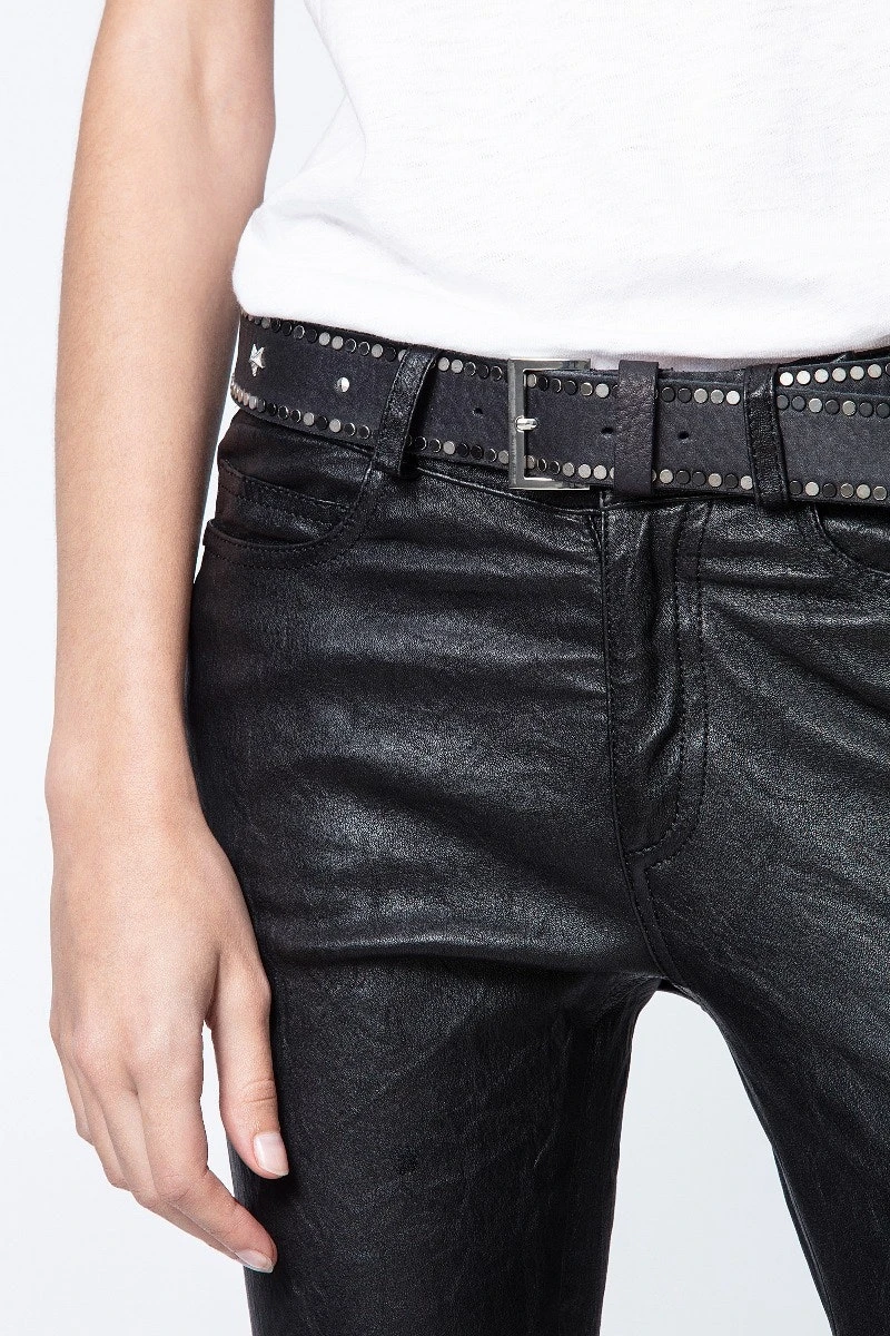 Zadig & Voltaire Starlight Belt Black 5 Zadig & Voltaire Starlight Belt Black - Image 5