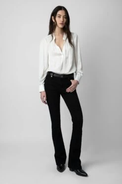 Zadig & Voltaire Tink Satin Tunic White